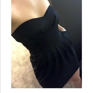 Max Rave | Dresses | Maxrave Black Little Tube Top Dress Size S | Poshmark